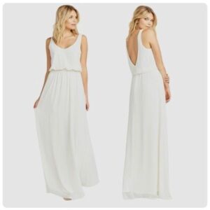 Show Me Your MuMu Kendall White Sleeveless Maxi Dress